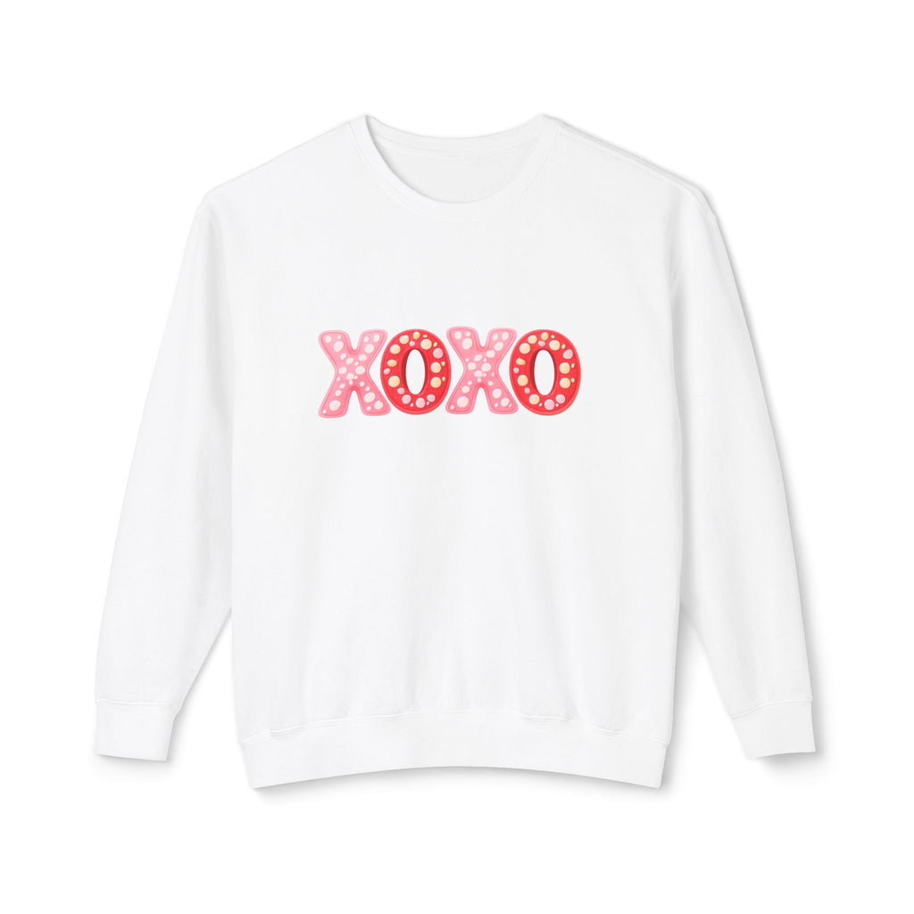 XOXO Heart Dots Crewneck Sweatshirt
