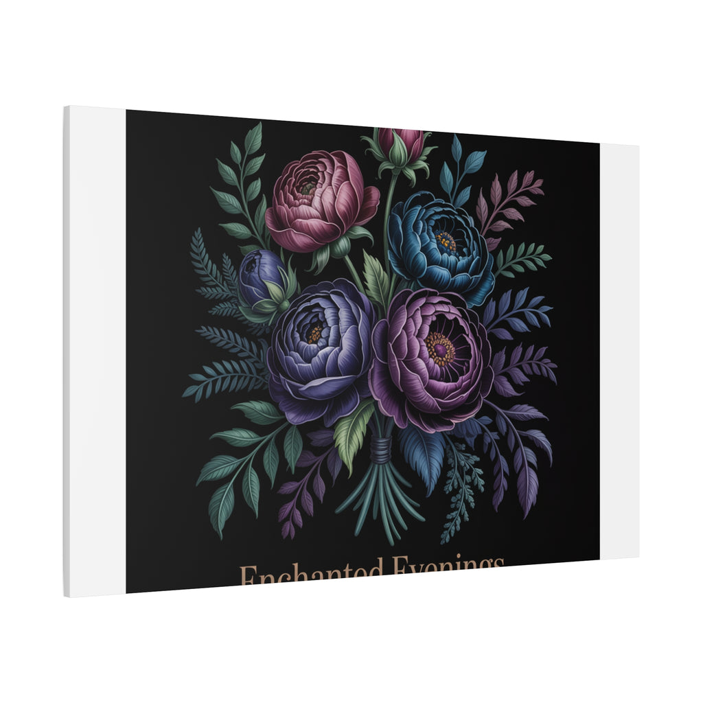 Moody Rose Bouquet Canvas | Matte Stretched Wall Art
