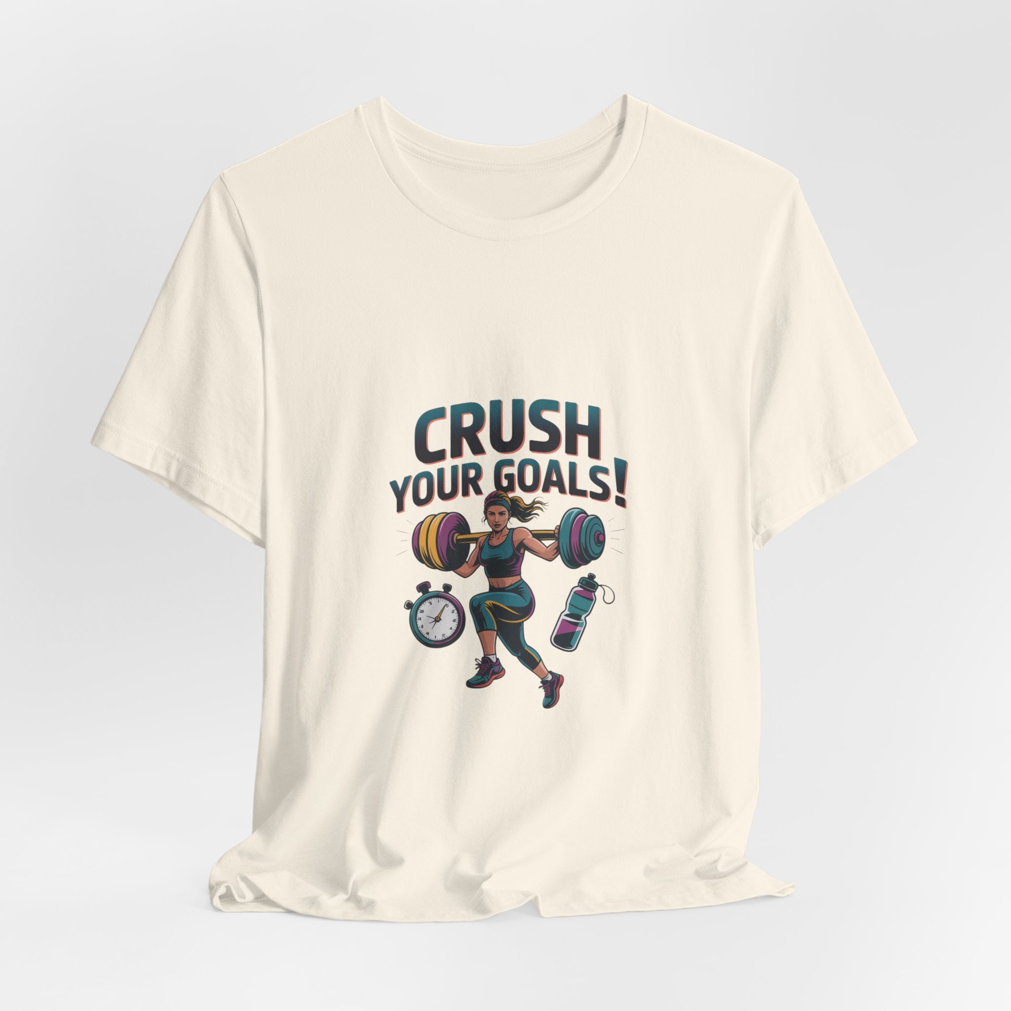Crush Your Goals T-Shirt | New Year Workout Shirt, Gym Motivation