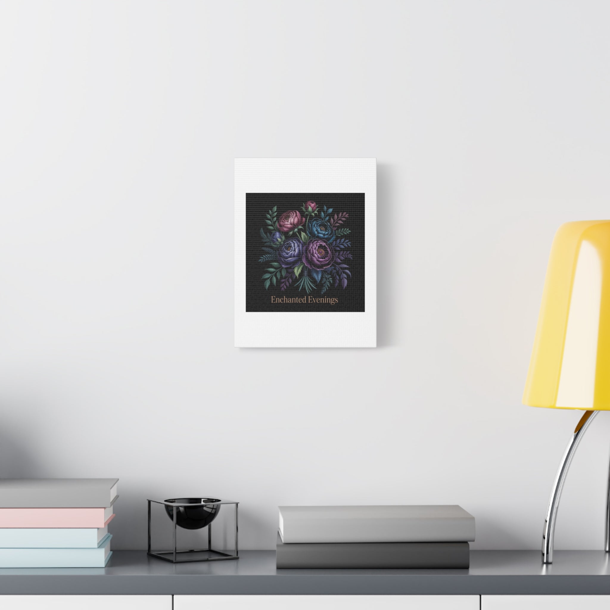 Moody Rose Bouquet Canvas | Matte Stretched Wall Art