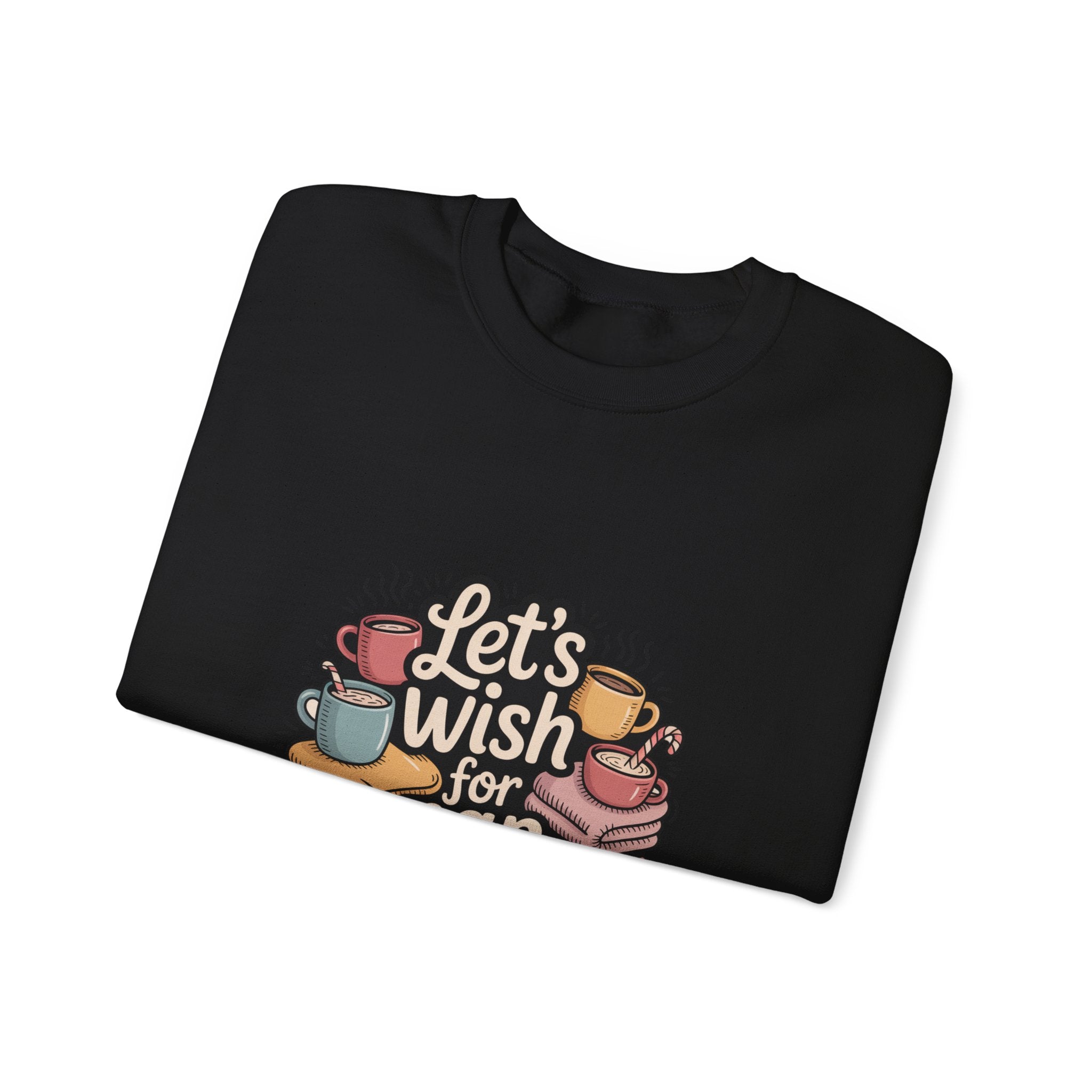 Let's Wish for Nap Time Sweatshirt | introvert Christmas sweatshirt, festive burnout
