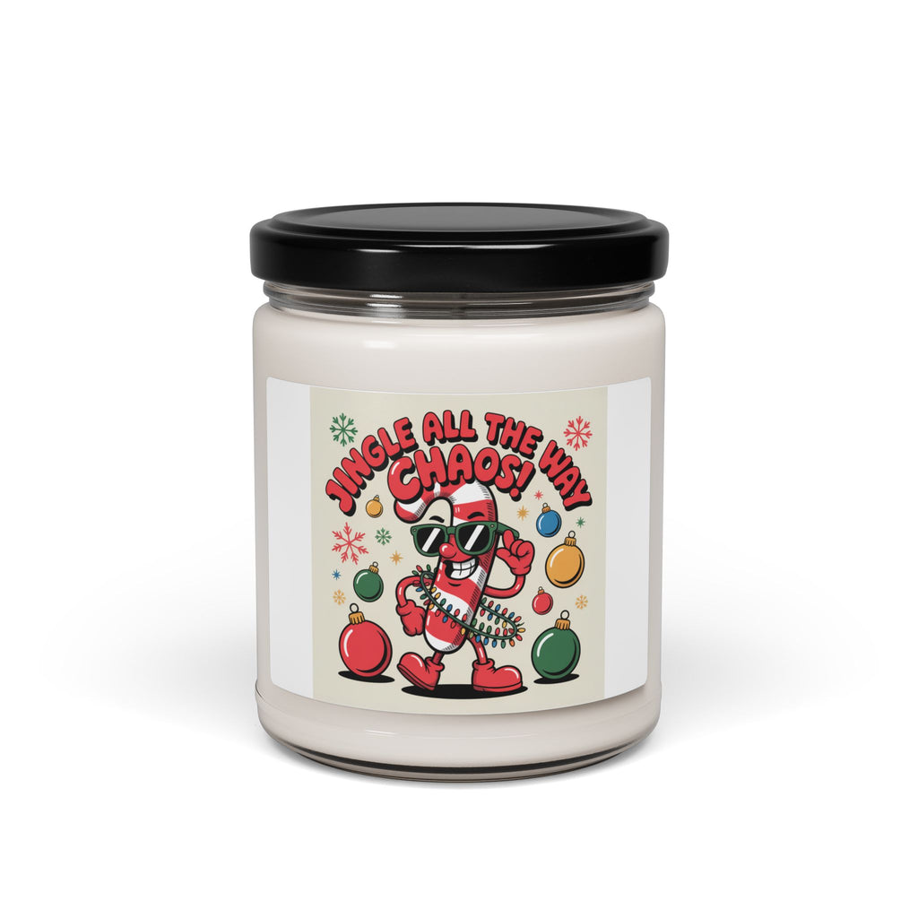 Jingle All the Way Chaos Candle, Soy Christmas Candle | Ugly Christmas Sweater Party