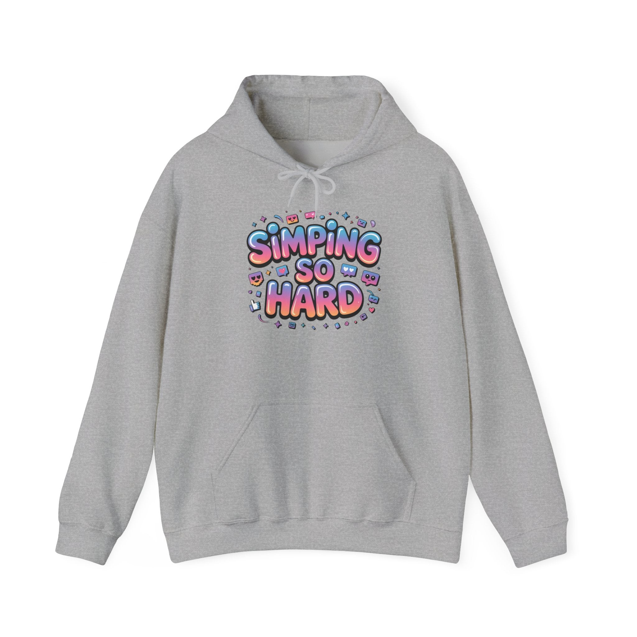 Simping So Hard Hoodie | Gen-Z Slang, Internet Lingo