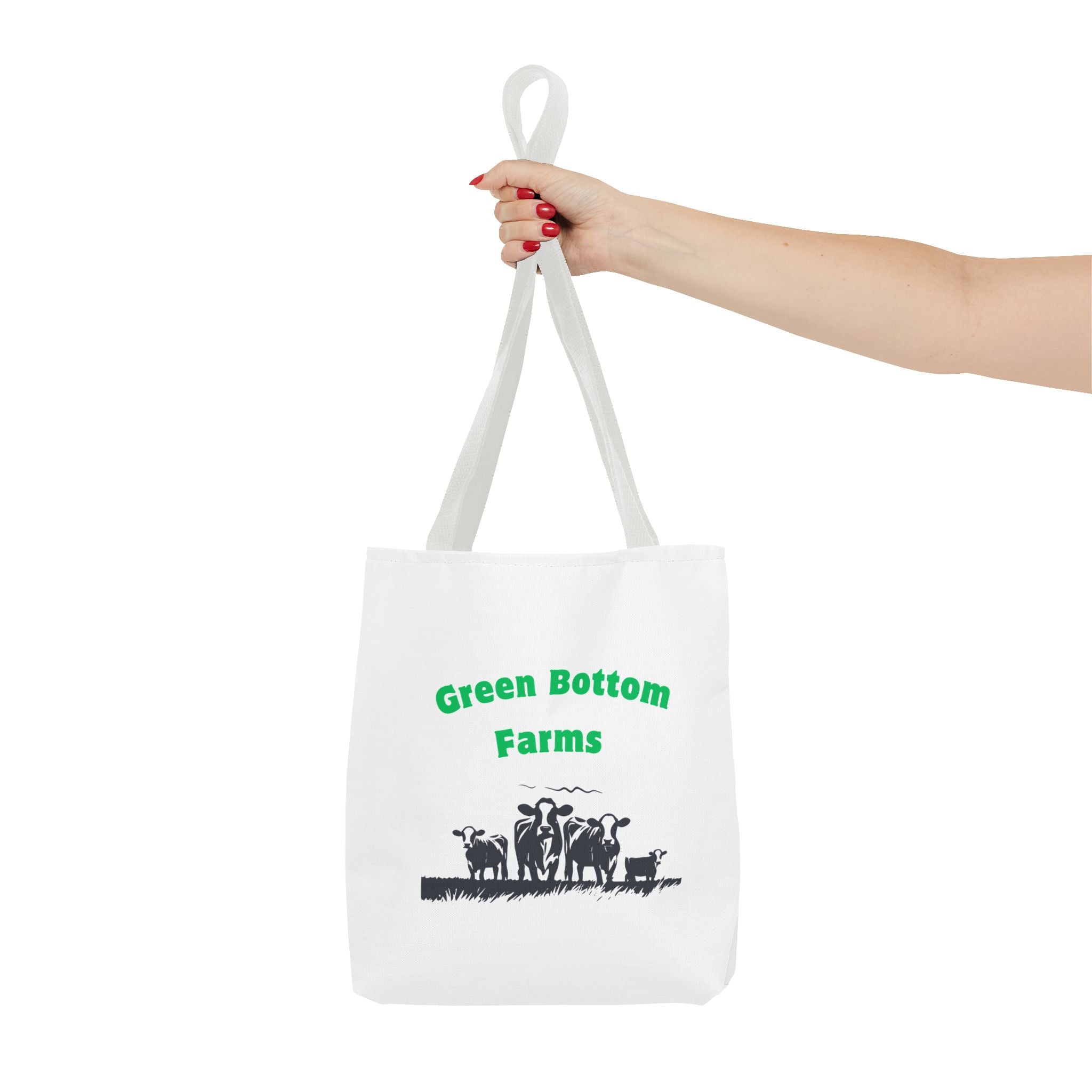 Farm-Themed Tote Bag, Eco-Friendly Shopping Bag, Green Bottom Farms, Gift for Farmers, Barnyard Animals