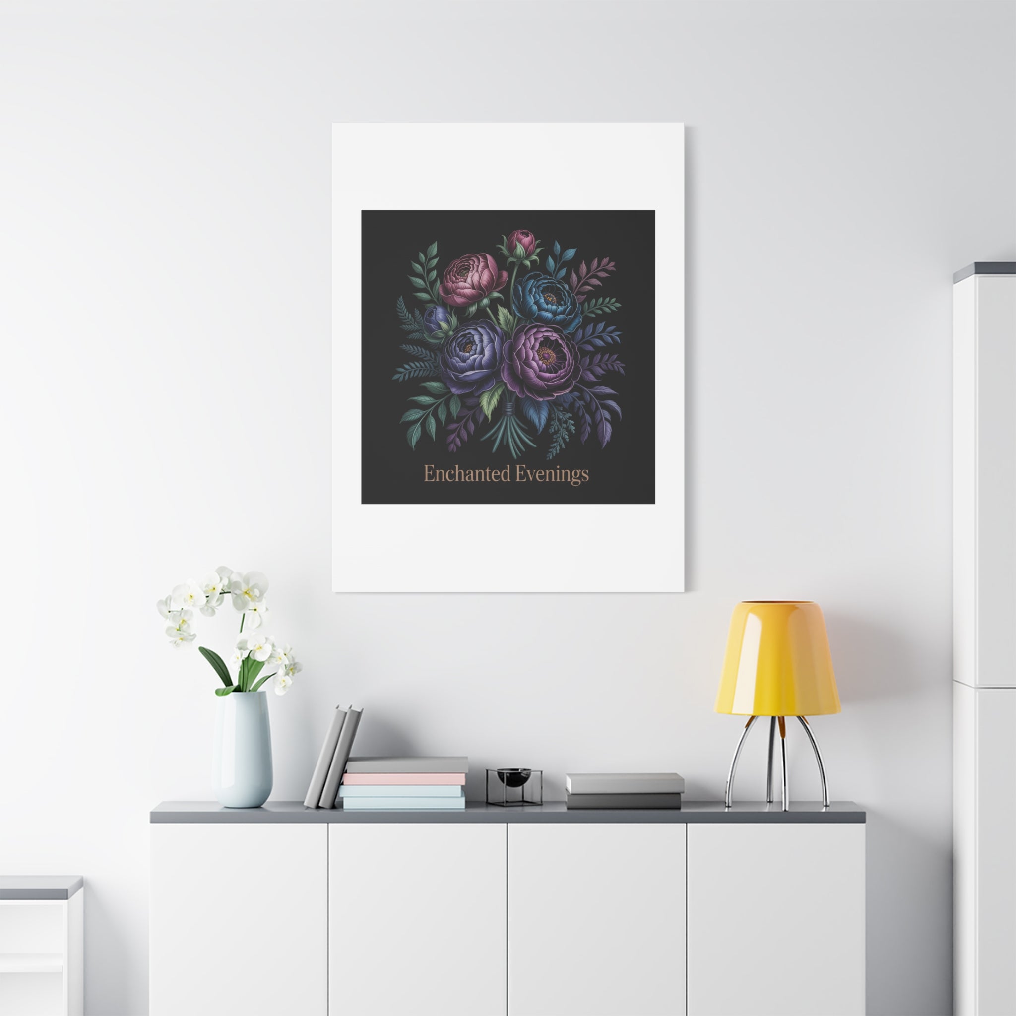 Moody Rose Bouquet Canvas | Matte Stretched Wall Art