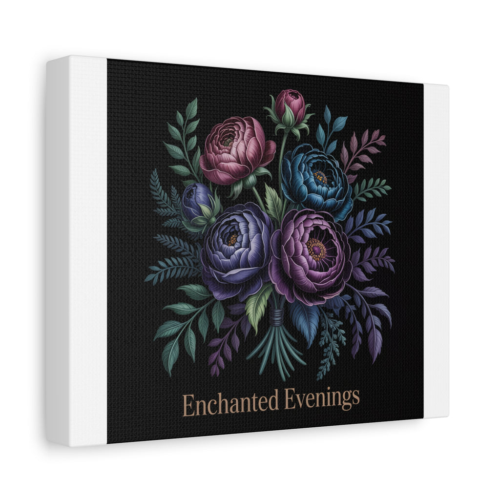 Moody Rose Bouquet Canvas | Matte Stretched Wall Art