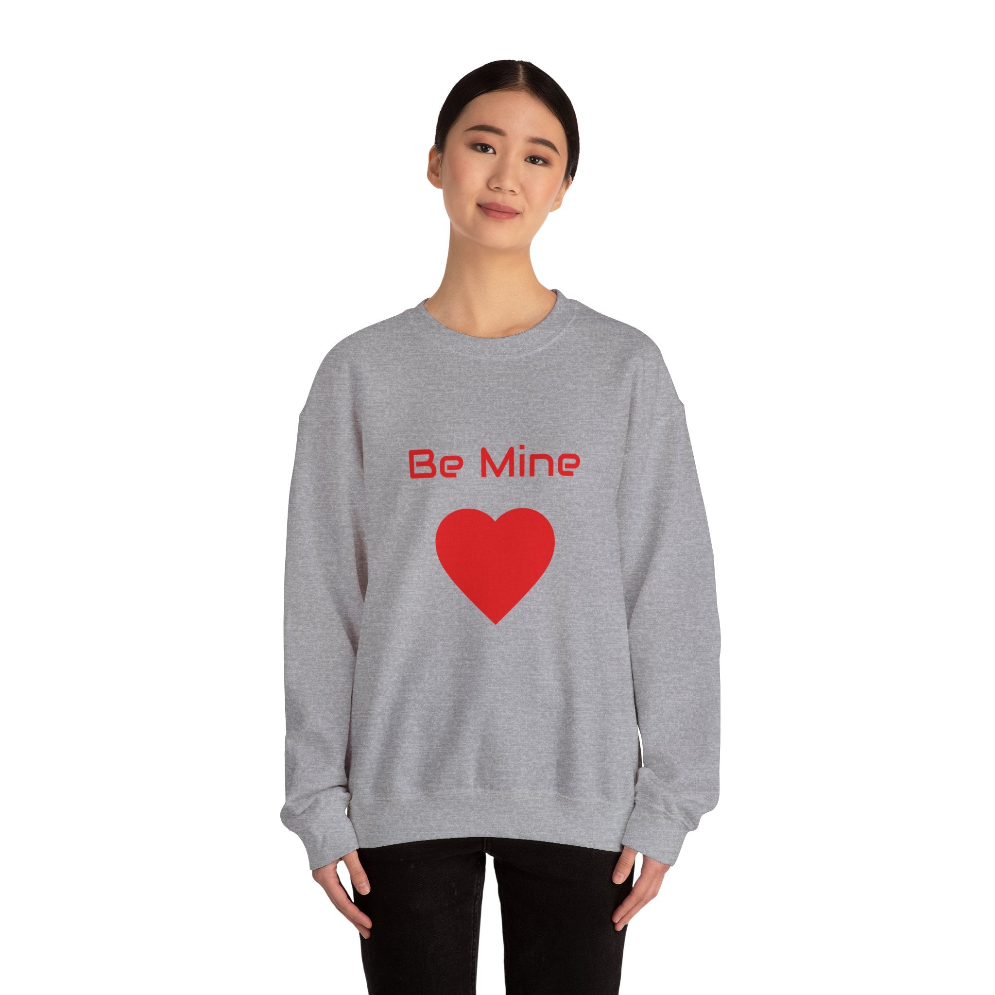 Be Mine Heart Crewneck Sweatshirt