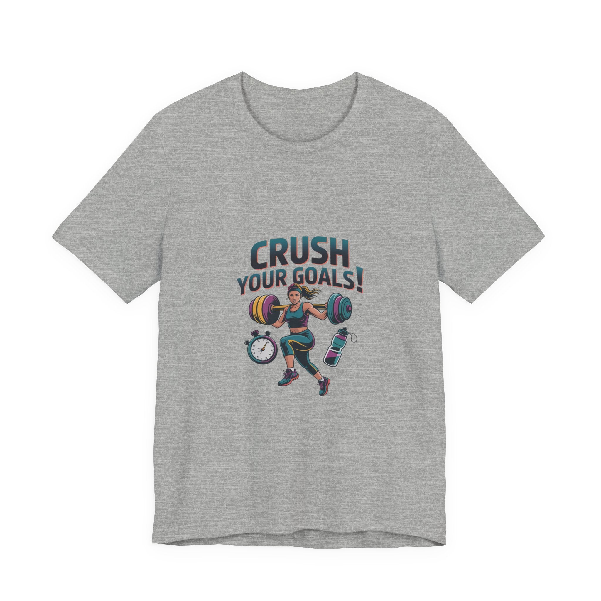 Crush Your Goals T-Shirt | New Year Workout Shirt, Gym Motivation
