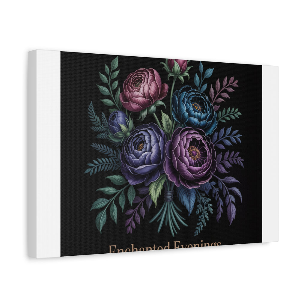 Moody Rose Bouquet Canvas | Matte Stretched Wall Art