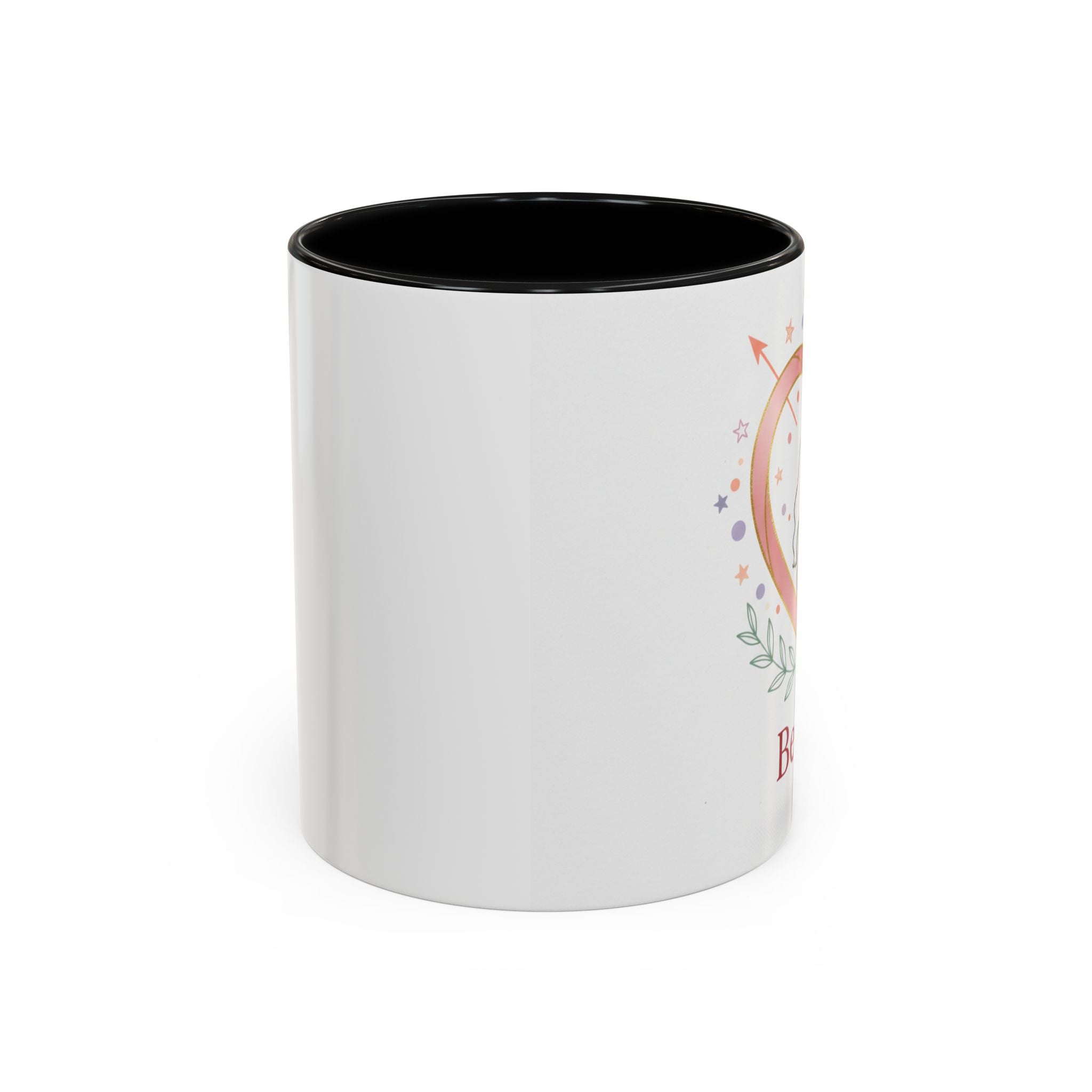 Be Mine Heart Couple Accent Coffee Mug — Romantic Valentine’s Gift (11/15oz)