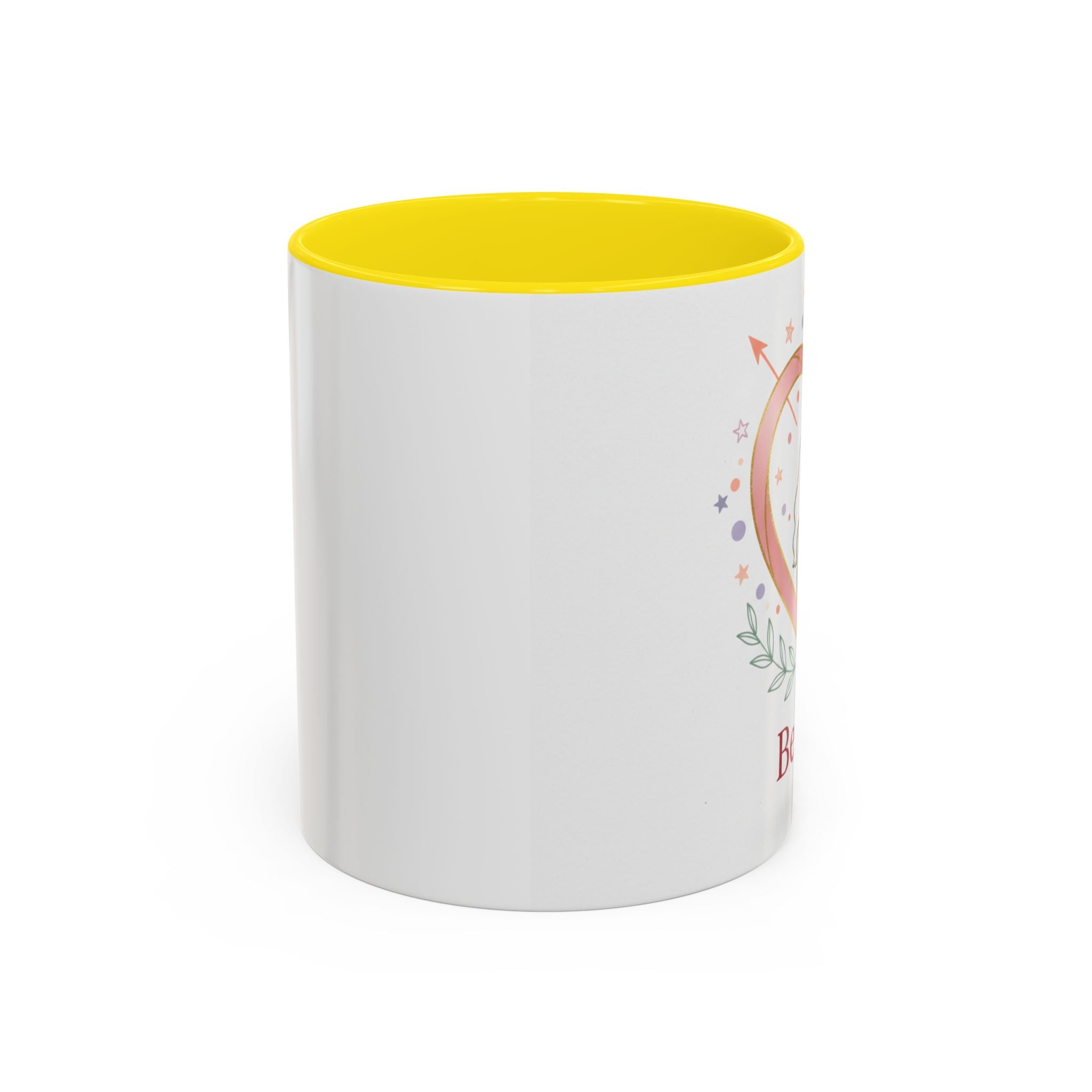 Be Mine Heart Couple Accent Coffee Mug — Romantic Valentine’s Gift (11/15oz)