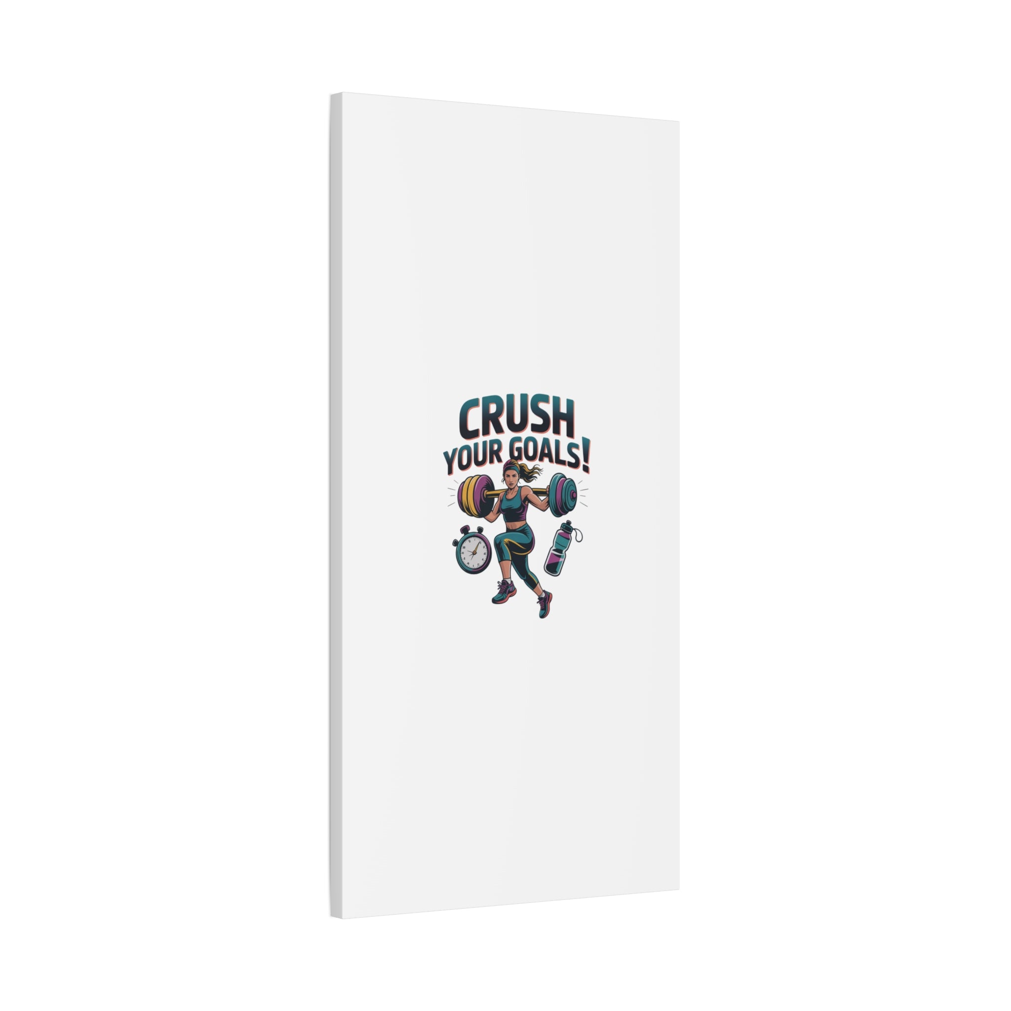 Crush Your Goals Fitness Artwork | Canvas
