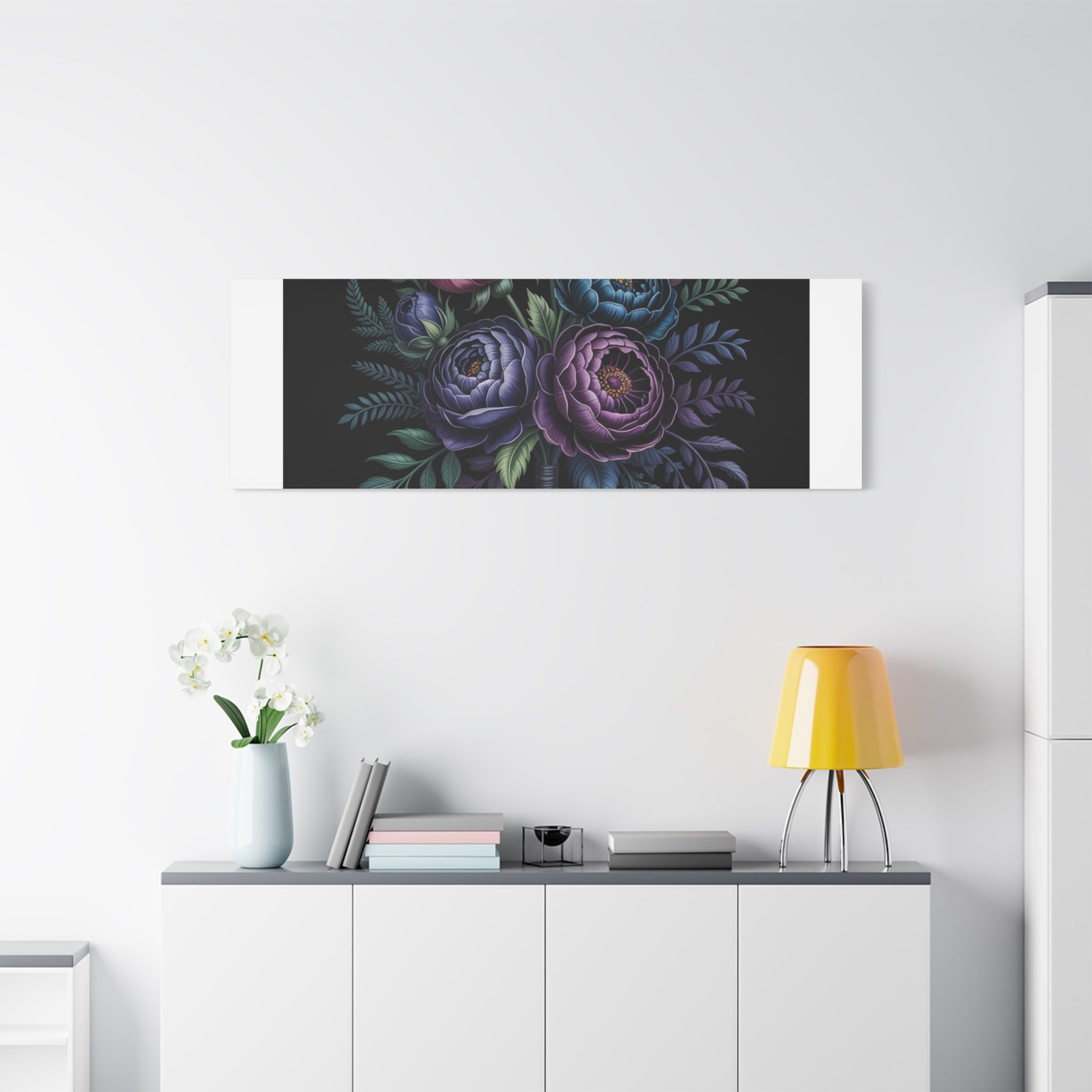 Moody Rose Bouquet Canvas | Matte Stretched Wall Art