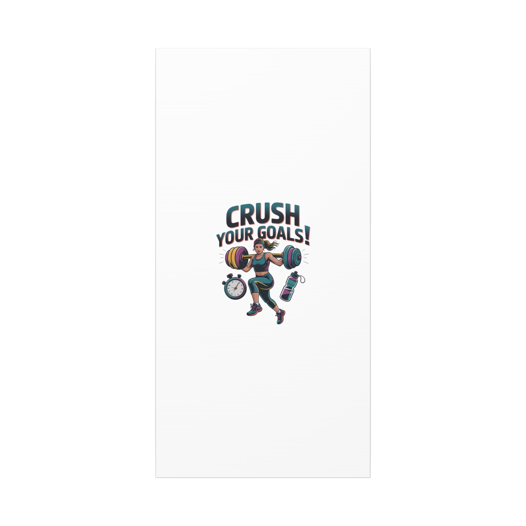 Crush Your Goals Fitness Artwork | Canvas