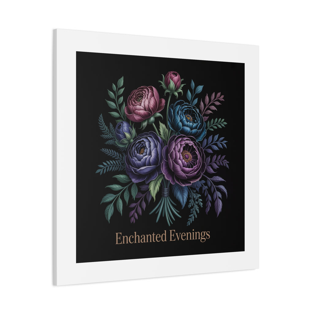Moody Rose Bouquet Canvas | Matte Stretched Wall Art