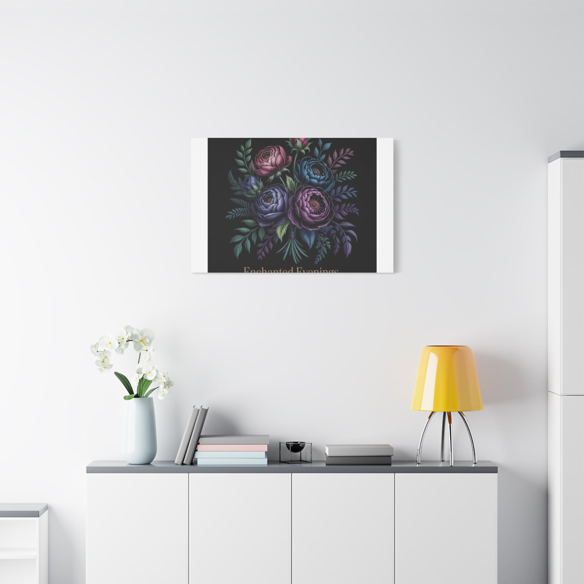 Moody Rose Bouquet Canvas | Matte Stretched Wall Art