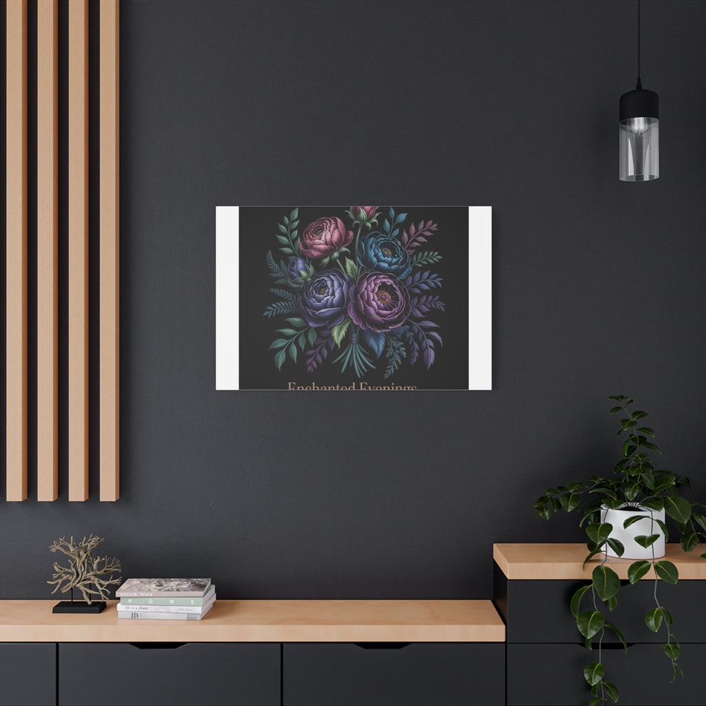 Moody Rose Bouquet Canvas | Matte Stretched Wall Art