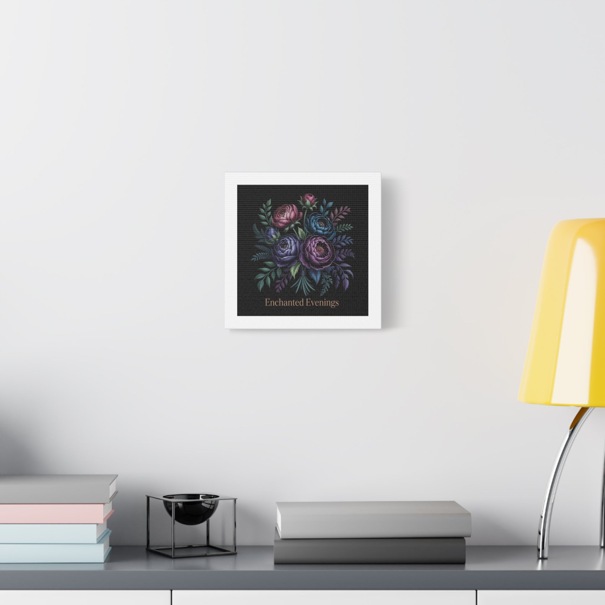 Moody Rose Bouquet Canvas | Matte Stretched Wall Art