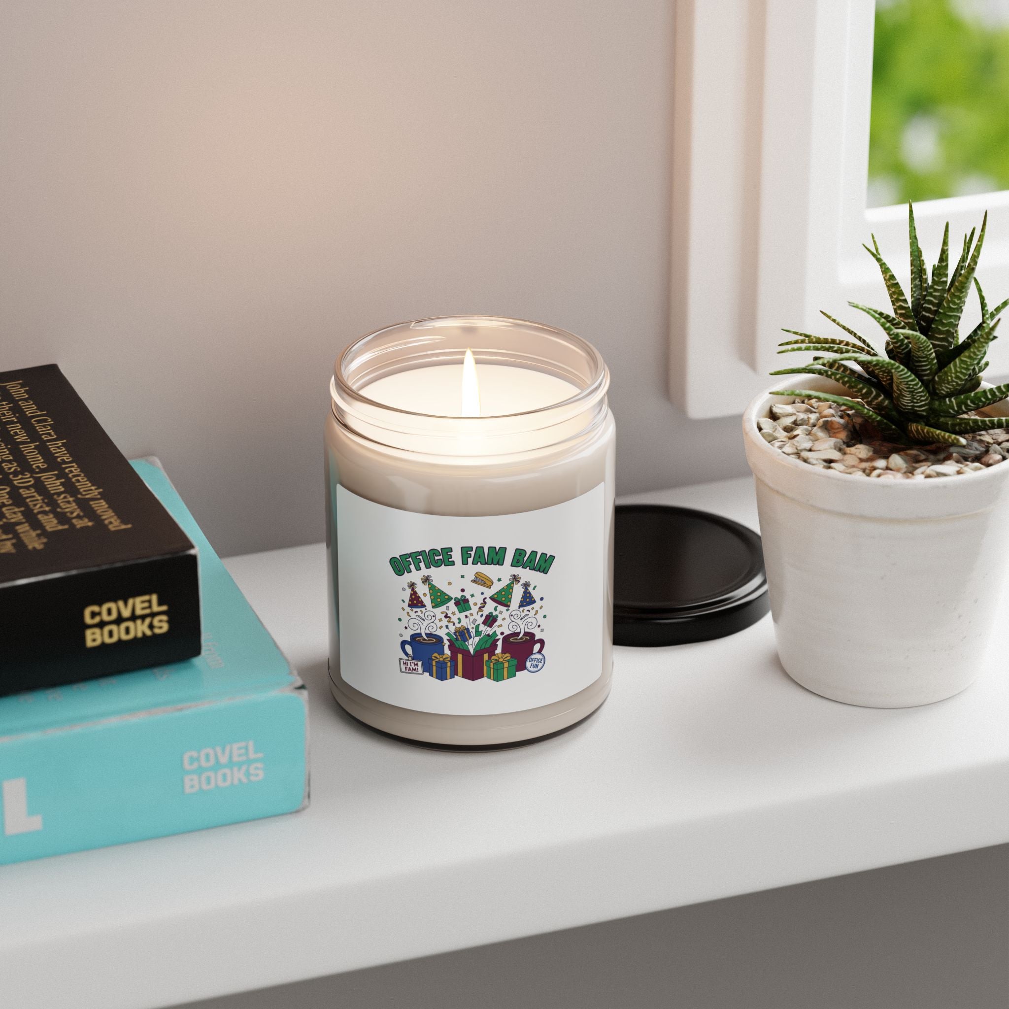 Office Fam Bah Candle | Festive Office Party | Secret Santa Humor Soy Candle