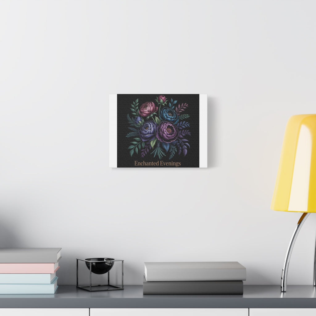 Moody Rose Bouquet Canvas | Matte Stretched Wall Art
