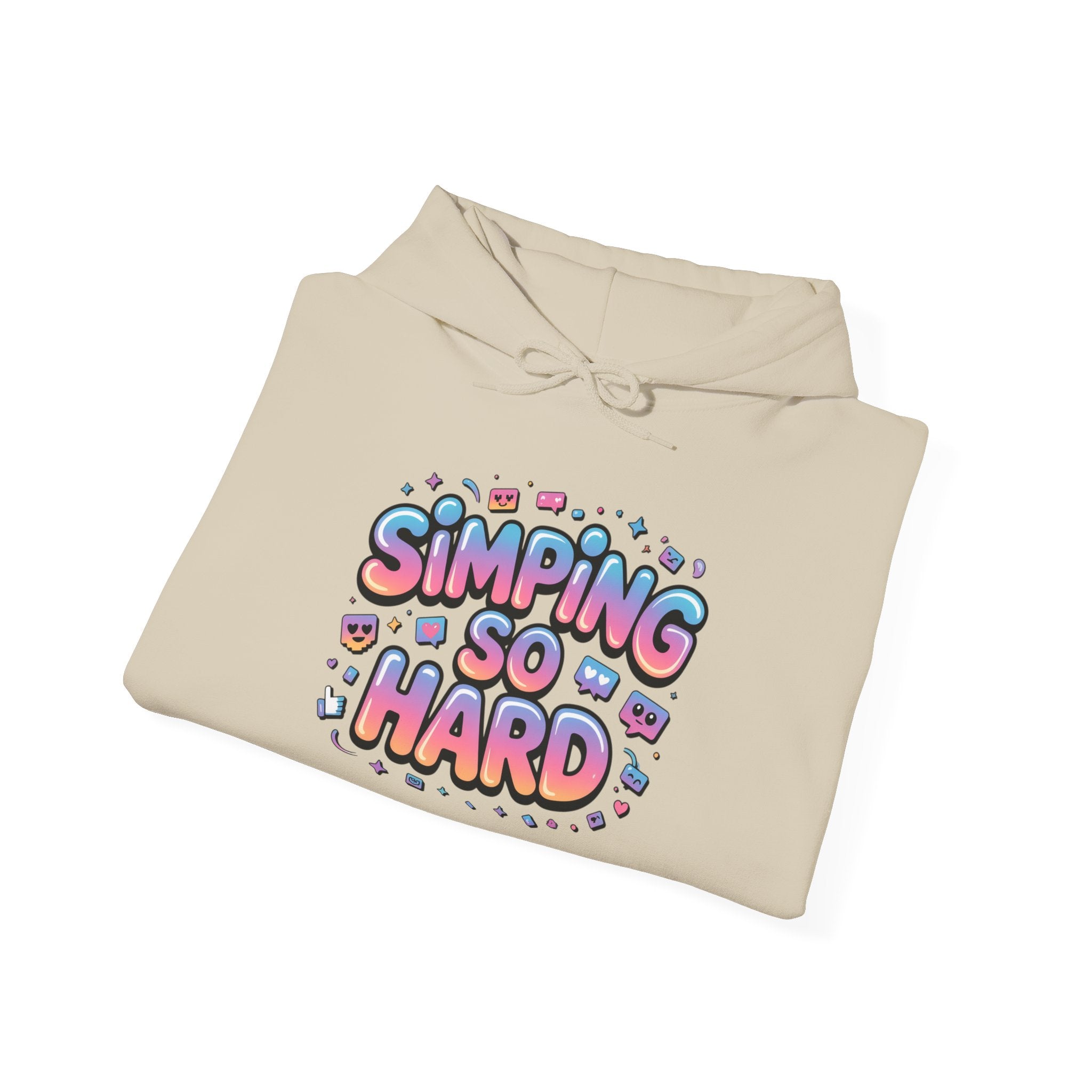 Simping So Hard Hoodie | Gen-Z Slang, Internet Lingo