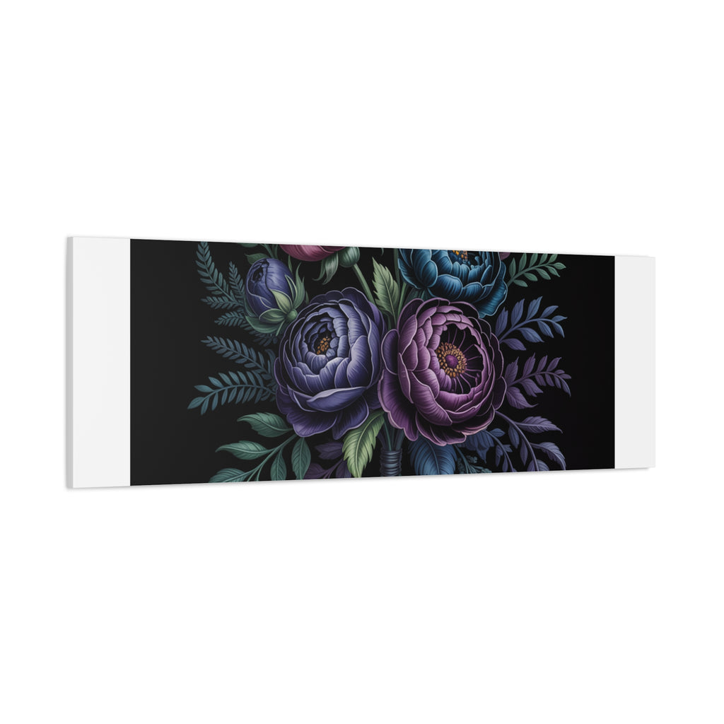 Moody Rose Bouquet Canvas | Matte Stretched Wall Art