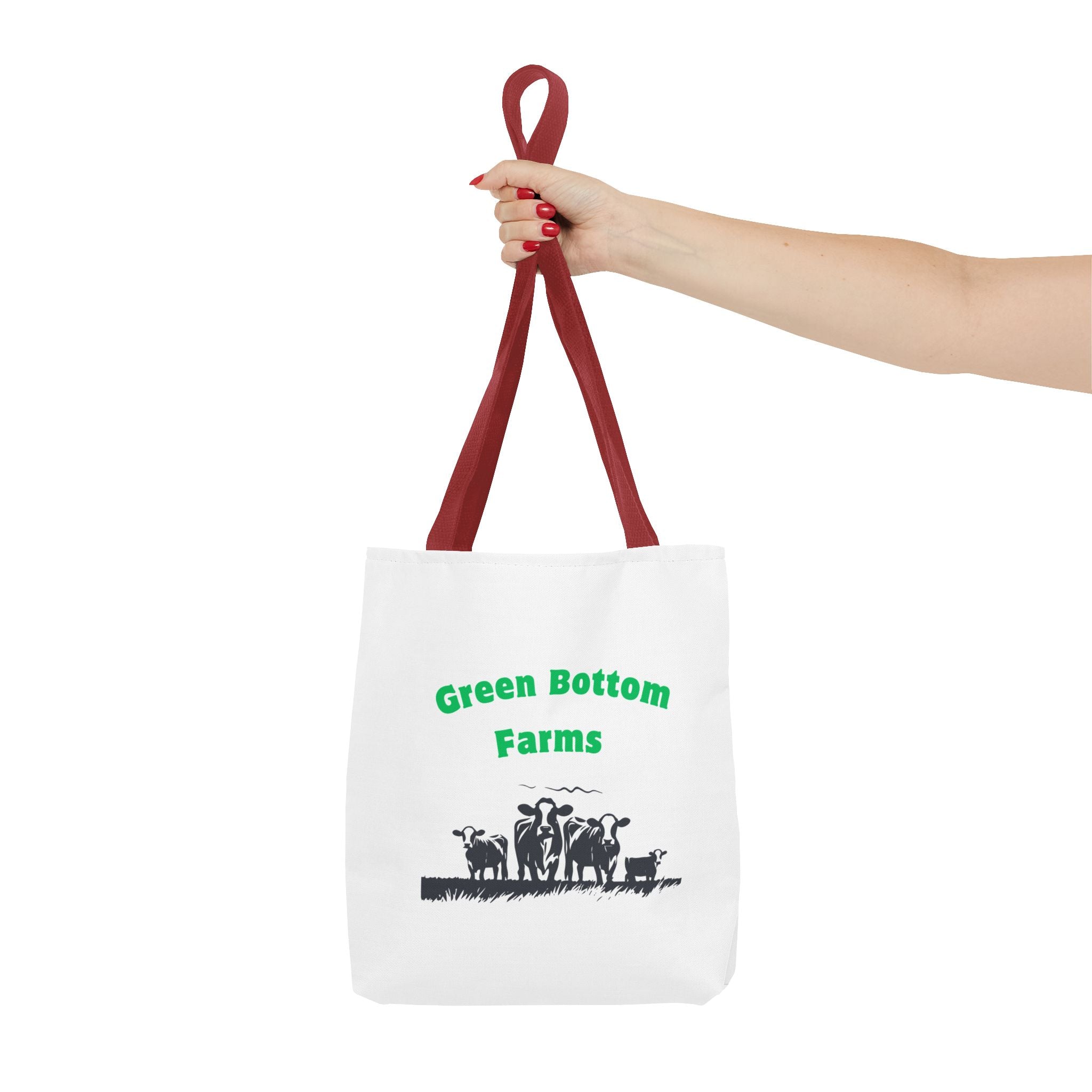 Farm-Themed Tote Bag, Eco-Friendly Shopping Bag, Green Bottom Farms, Gift for Farmers, Barnyard Animals