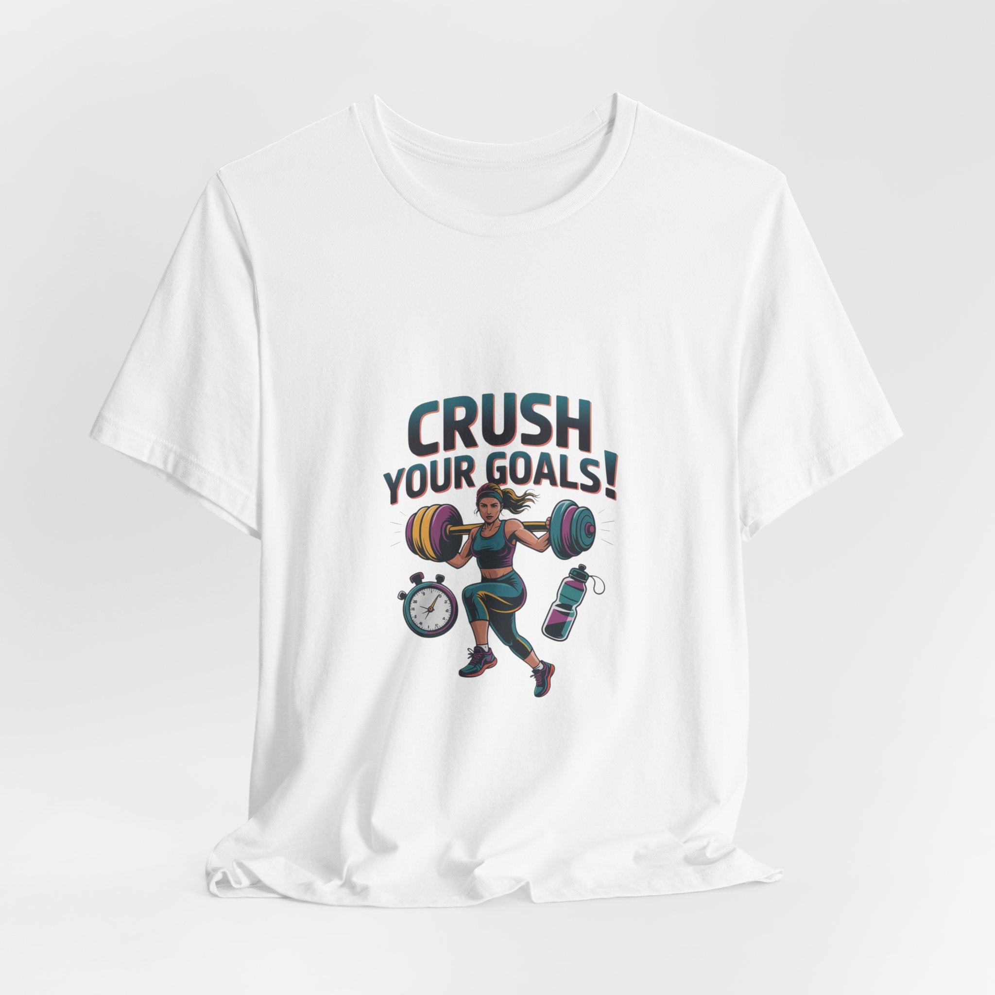 Crush Your Goals T-Shirt | New Year Workout Shirt, Gym Motivation