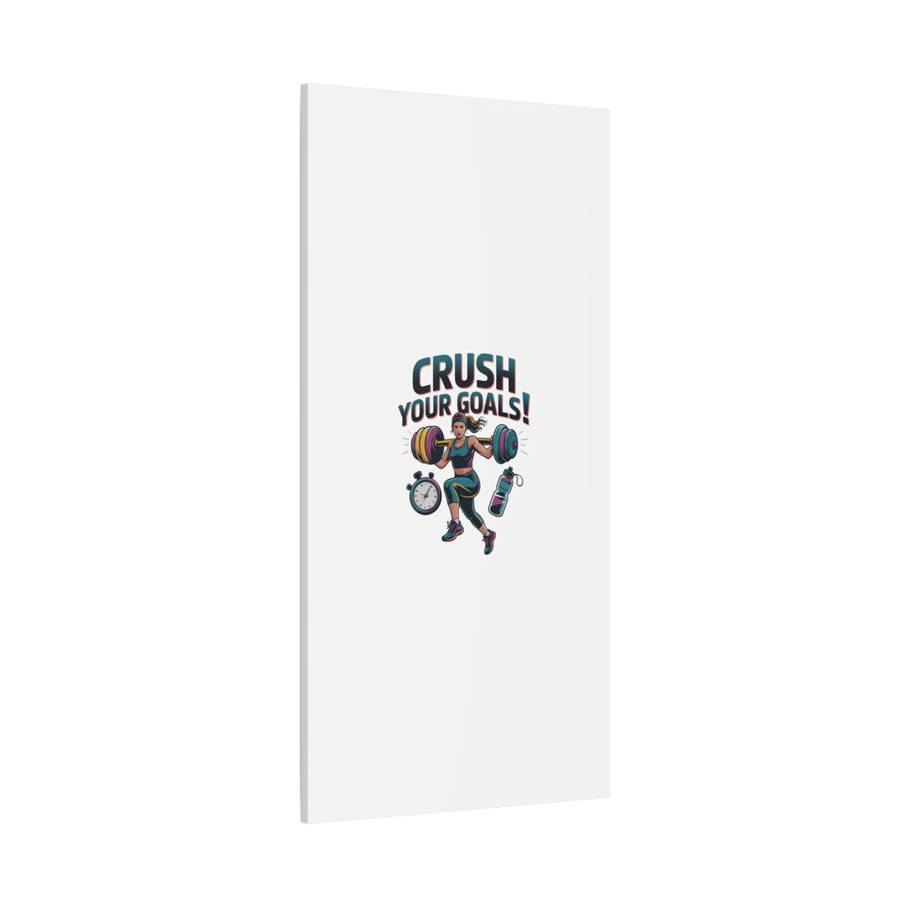 Crush Your Goals Fitness Artwork | Canvas