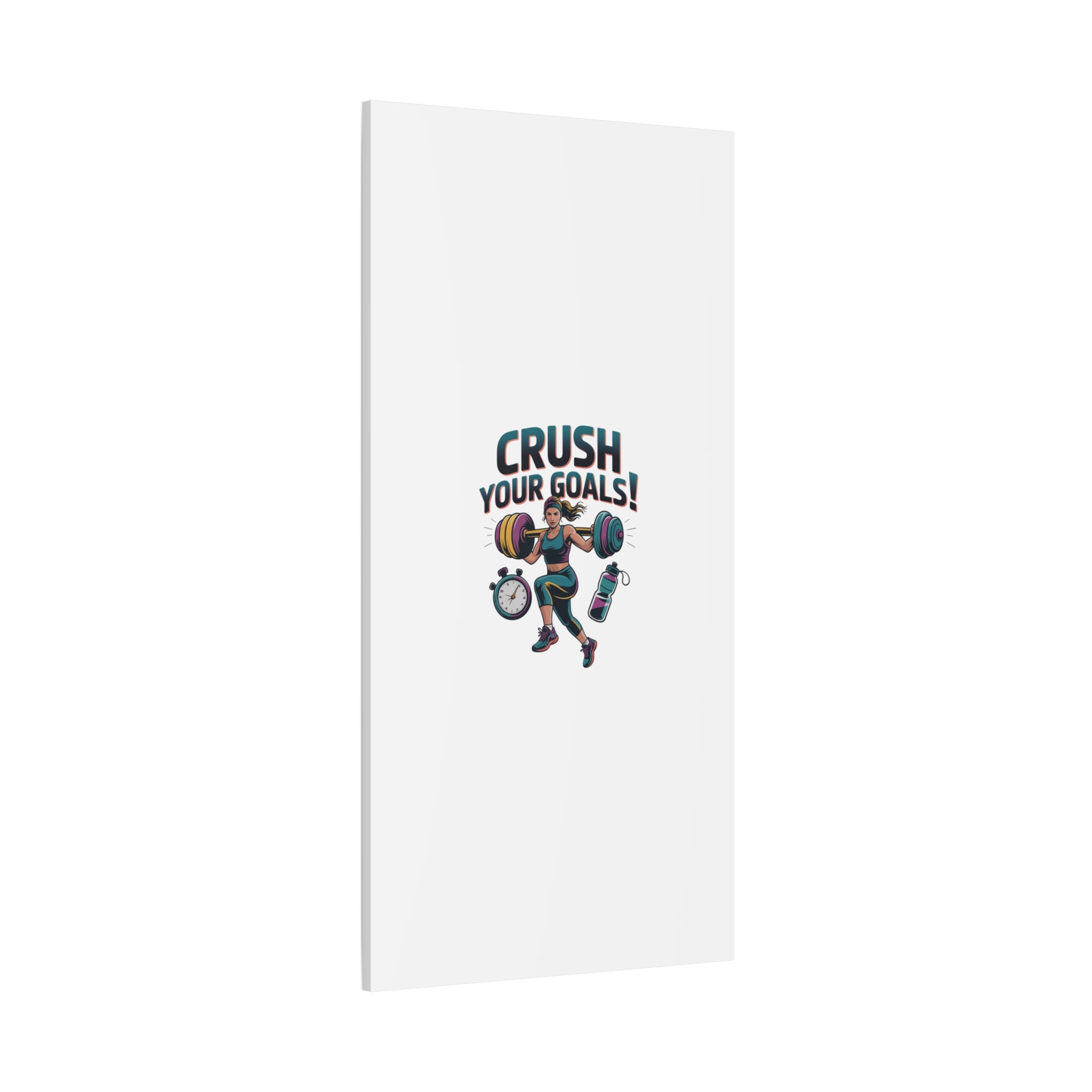 Crush Your Goals Fitness Artwork | Canvas