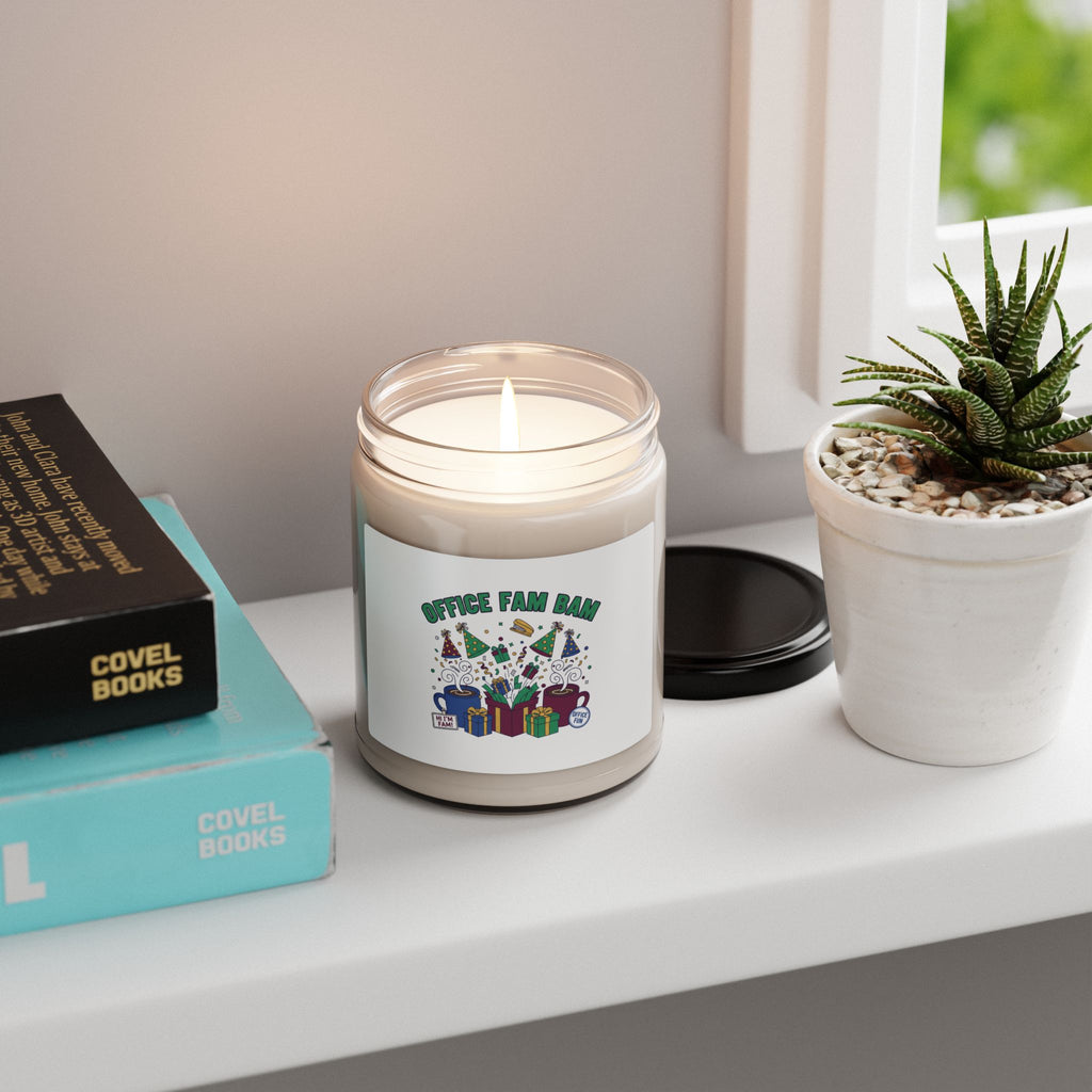 Office Fam Bah Candle | Festive Office Party | Secret Santa Humor Soy Candle